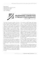 14th International Scientific Conference Business Logistics in Modern Management