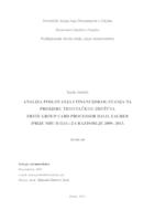 Analiza poslovanja i financijskog stanja na primjeru trgovačkog društva ERSTE GROUP CARD PROCESSOR d.o.o. Zagreb (prije MBU d.o.o.) za razdoblje 2009.-2013.