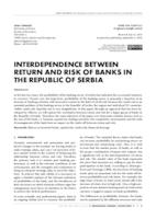 INTERDEPENDENCE BETWEEN RETURN AND RISK OF BANKS IN THE REPUBLIC OF SERBIA