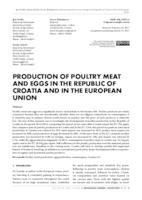 PRODUCTION OF POULTRY MEAT AND EGGS IN THE REPUBLIC OF CROATIA AND IN THE EUROPEAN UNION