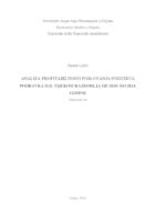 Analiza profitabilnosti poslovanja poduzeća Podravka d.d. tijekom razdoblja od 2010. do 2014. godine