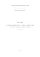 Globalizacija i okoliš: teorija i perspektive razvoja cirkularne ekonomije
