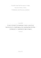 Uloga fondova Europske unije na razvoj potencijala teritorijalno-administrativnog ustrojstva u Republici Hrvatskoj