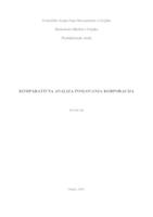 Komparativna analiza poslovanja korporacija
