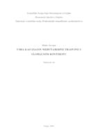 Voda kao izazov međunarodne trgovine u globalnom kontekstu