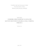 Usporedba međunarodnih i nacionalnih računovodstvenih standarda za mala i srednja poduzeća