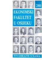 Studentski vodič : Ekonomski fakultet u Osijeku dodiplomski studij 2000-2001
