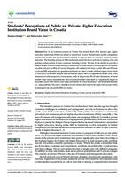 Students' Perceptions of Public vs. Private Higher Education Institution Brand Value in Croatia
