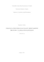 TEKSTILNA INDUSTRIJA KAO IZAZOV MEĐUNARODNE TRGOVINE U GLOBALNOM KONTEKSTU