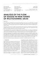 ANALYSIS OF THE FLOW OF GOODS IN NEW FORMS OF MULTICHANNEL SALES