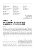 IMPACT OF EMOTIONAL INTELLIGENCE ON LEADER EFFECTIVENESS