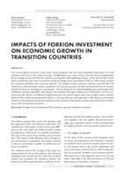IMPACTS OF FOREIGN INVESTMENT ON ECONOMIC GROWTH IN TRANSITION COUNTRIES