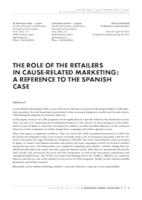 THE ROLE OF THE RETAILERS IN CAUSE-RELATED MARKETING: A REFERENCE TO THE SPANISH CASE