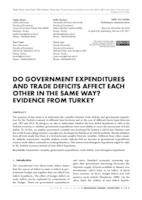 prikaz prve stranice dokumenta DO GOVERNMENT EXPENDITURES AND TRADE DEFICITS AFFECT EACH OTHER IN THE SAME WAY? EVIDENCE FROM TURKEY