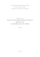 prikaz prve stranice dokumenta Analiza financijskih izvještaja poduzeća Podravka d.d. za razdoblje 2013.-2017. godine
