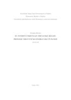 prikaz prve stranice dokumenta EU fondovi mijenjaju hrvatske regije: primjer Virovitičko-podravske županije