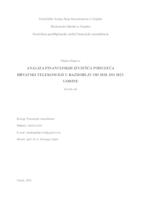 prikaz prve stranice dokumenta Analiza financijskih izvješća poduzeća Hrvatski Telekom d.d u razdoblju od 2020. do 2023.  godine