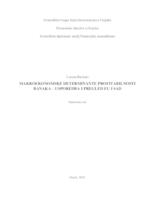 prikaz prve stranice dokumenta Makroekonomske determinante profitabilnosti banaka - usporedba i pregled EU i SAD