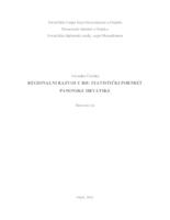prikaz prve stranice dokumenta Regionalni razvoj u RH: statistički portret Panonske Hrvatske