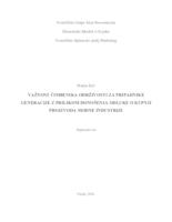 prikaz prve stranice dokumenta Važnost čimbenika održivosti za pripadnike generacije Z prilikom donošenja odluke o kupnji proizvoda modne industrije