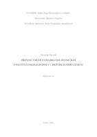 prikaz prve stranice dokumenta Prinosi i rizici odabranih dioničkih investicijskih fondova u Republici Hrvatskoj