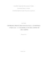 prikaz prve stranice dokumenta Usporedba profitabilnosti banaka u Europskoj uniji i SAD-u u razdoblju od 2018. godine do 2023. godine