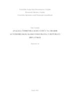 prikaz prve stranice dokumenta Analiza čimbenika koji utječu na odabir automobilskog kasko osiguranja u Republici Hrvatskoj