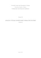 prikaz prve stranice dokumenta Analiza učinaka monetarne i fiskalne politike