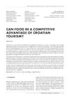 prikaz prve stranice dokumenta CAN FOOD BE A COMPETITIVE ADVANTAGE OF CROATIAN TOURISM?