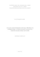 prikaz prve stranice dokumenta Analiza ekonomskih učinaka projekata energetske učinkovitosti na razvoj Osječko-baranjske županije 