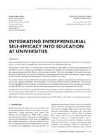 prikaz prve stranice dokumenta INTEGRATING ENTREPRENEURIAL SELF-EFFICACY INTO EDUCATION AT UNIVERSITIES