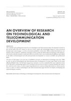 prikaz prve stranice dokumenta An overview of research on technological and telecommunication development